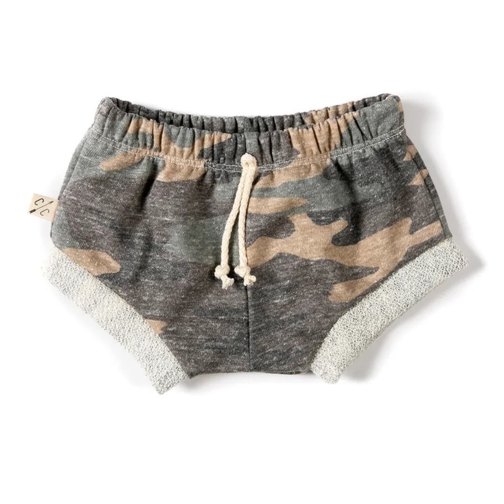 Childhoods Clothing Shorties in Faded Camo
